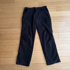 Vintage 90s Prana brown corduroy straight leg pants